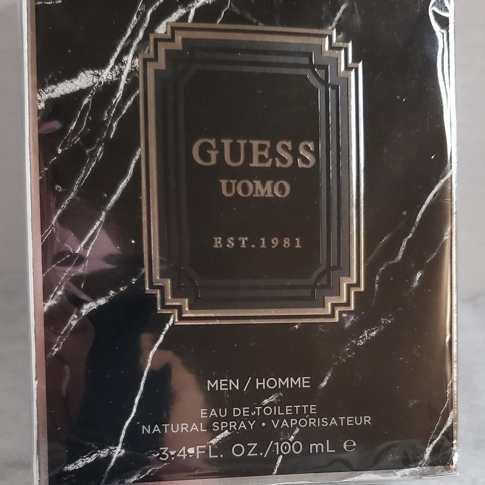 Guess Uomo Est 1981 Men Homme Eau de Toilette Spray HUGE 3.4 fl oz (NIB, SEALED)